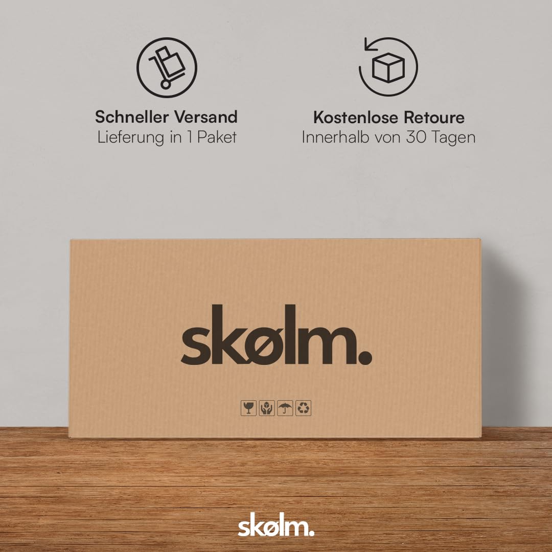 skølm Atria Metall Kommode – Sideboard mit 4 Schubladen – Metallschrank in Mintgrün – Mehrzweckschrank 100x80x40 cm (HxBxT) – Aufbewahrungsschrank/Flurschrank/Schubladenschrank/Industrial Highboard
