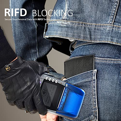 Handmade RFID Leather Bifold Wallets For Men in Multiple Colors offering 9 Cards and 1 ID Slots3