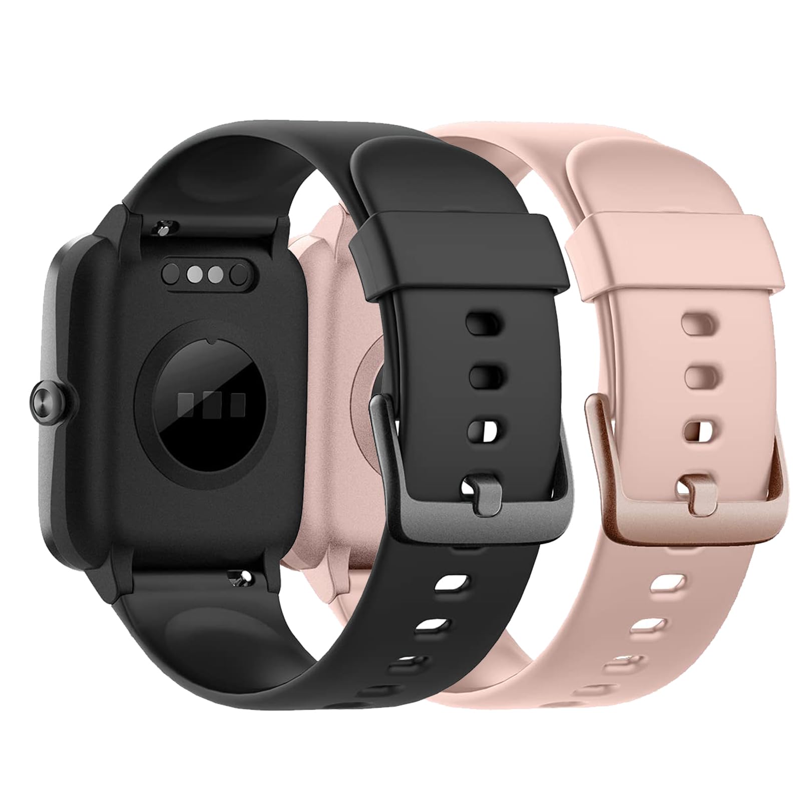 Metall-Armband Für Veryfitpro ID205L & ähnliche Fitnessuhren – 19 Mm, Roségold, Magnetischer Verschluss, Verstellbar