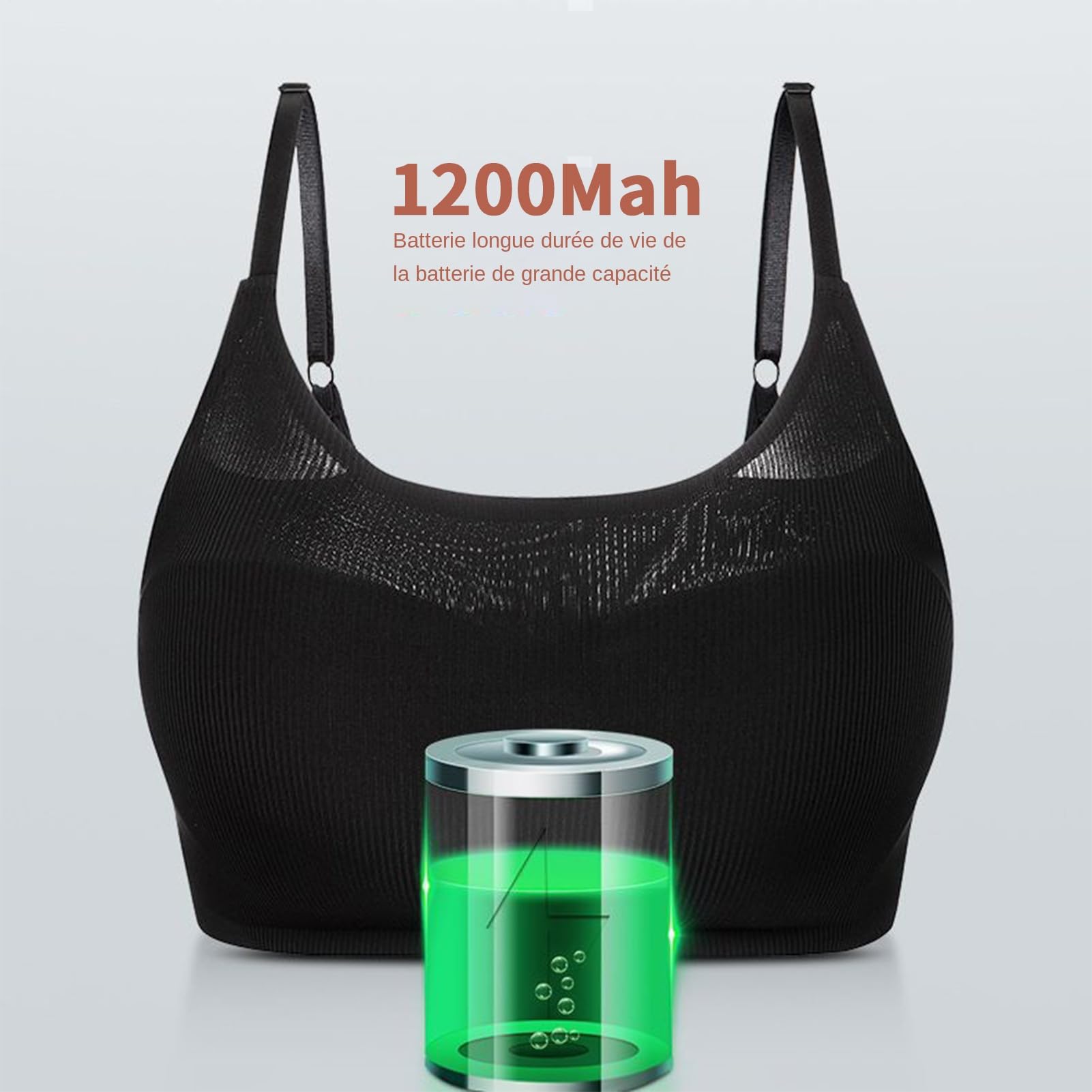 Massageur Électrique pour Poitrine | Soutien-Gorge Massant | Chauffant 3 Niveaux Portable à Porter pour Femmes Maternité Grossesse Allaitement Fournitures