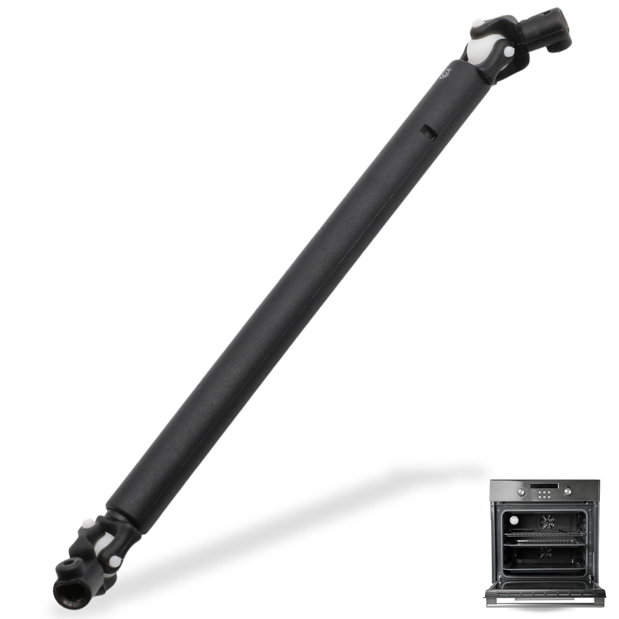 CHEFZOCO Cardan Transmisión Horno Teka, Varilla Transmisión Horno teka, Codigo 61601304, Longitud 217 mm cerrado y 362 mm extendido, Compatible con Teka Serie HE y HT