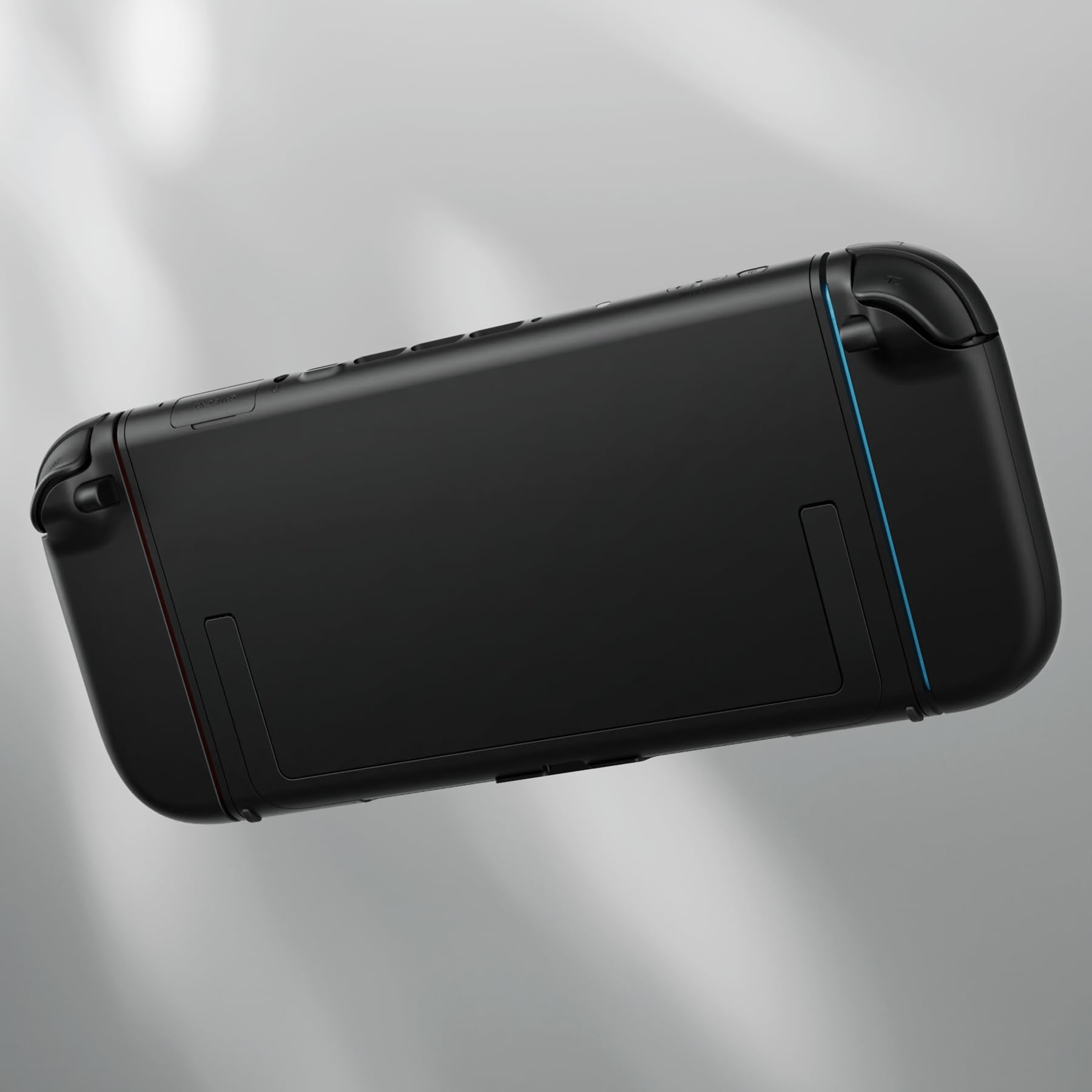 eXtremeRate D-Pad Version Gehäuse Ersatzteil für Switch 2 Joycons, Essence Version Custom Grips Shell/Deko Streifen/ABXY/Dpad Buttons Zubehör für Nintendo Switch 2 Joy Con-Schwarz