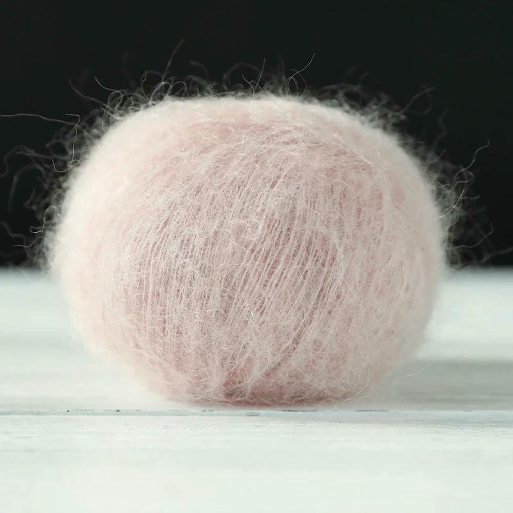 Fil de soie mohair pour tricoter vos pulls d'hiver et châles vaporeux à la maison