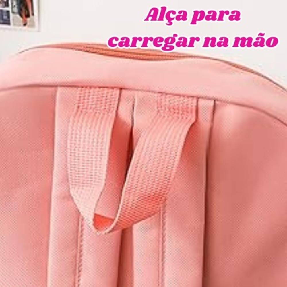 Kit 4 Itens Mochila Escolar Passeio Feminina com Espaço para Notebook Bolsa Maior Bolsa Menor Estojo em promoção! Veja a oferta e mais achadinhos de Mochilas escolares 7 Hoje é o melhor dia para comprar Kit 4 Itens Mochila Escolar Passeio Feminina com Espaço para Notebook Bolsa Maior Bolsa Menor Estojo com aquele preço maroto! Promoção! Aproveite a oferta! 7