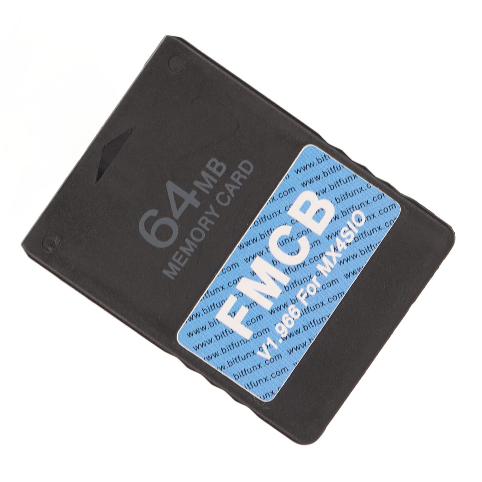 MX4SIO SIO2SD - Adaptador de tarjeta TF con tarjeta TF de 64 G, para consola de juegos PS2, adaptador de expansión de memoria de tarjeta FMCB, adecuado para consolas de grasa OPL 1.2.0