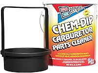 Berryman B-9 Chem Dip Parts Cleaner with Basket & Armlock - 3/4 Gallon Non-Flammable Degreaser for Carburetors & Engines