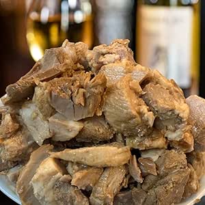 神豚 ゴロゴロ チャーシュー［約320ｇ×２本］ 職人の技 焼豚 焼き豚 有名店 ギフト 冷凍 とんこつ 豚骨 ラーメン スープ 宅配 二郎系 店舗直送 まるしげ