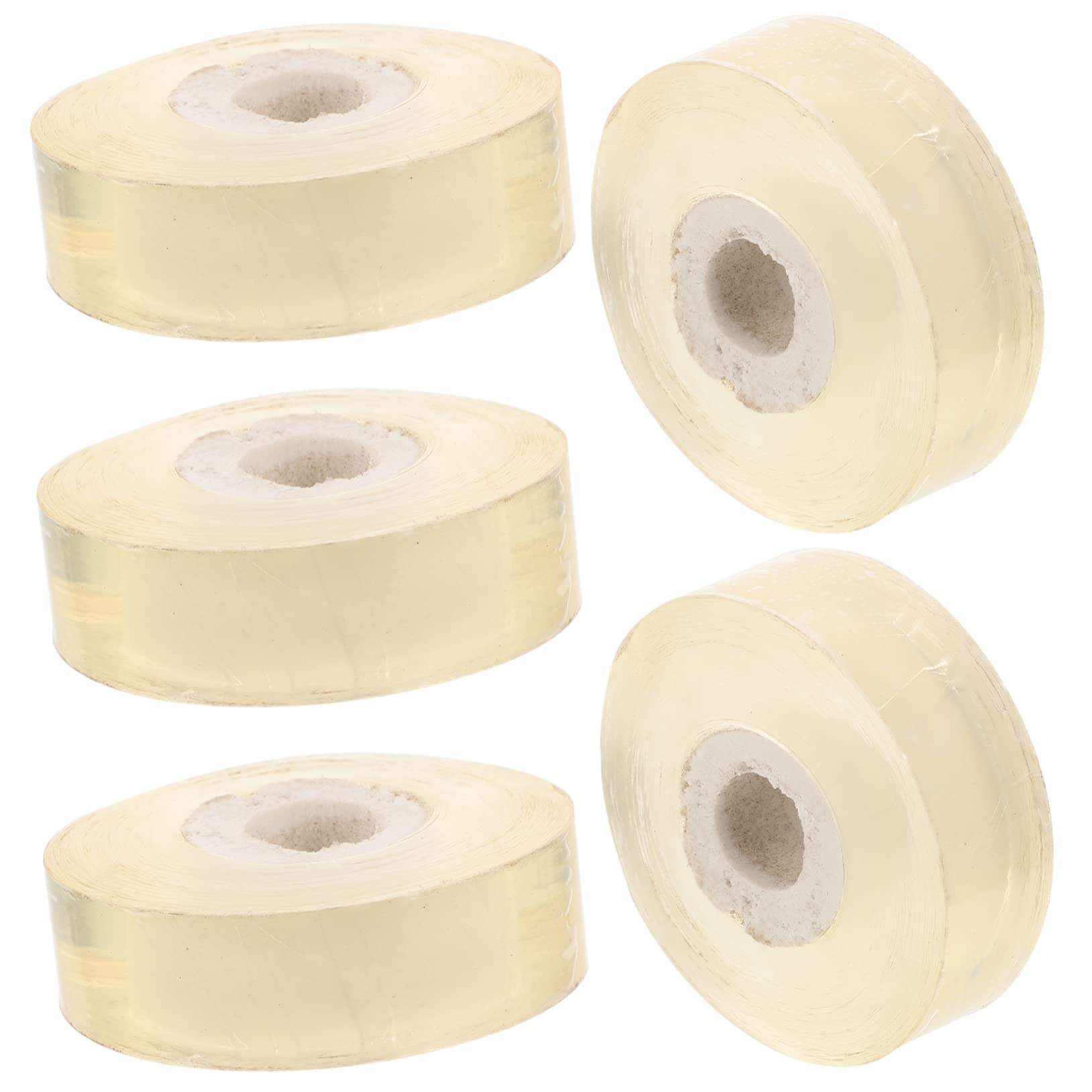 ibasenice Floristry Film Stretchable PVC Grafting Tape 5 Rolls for Plant Repair Grafting