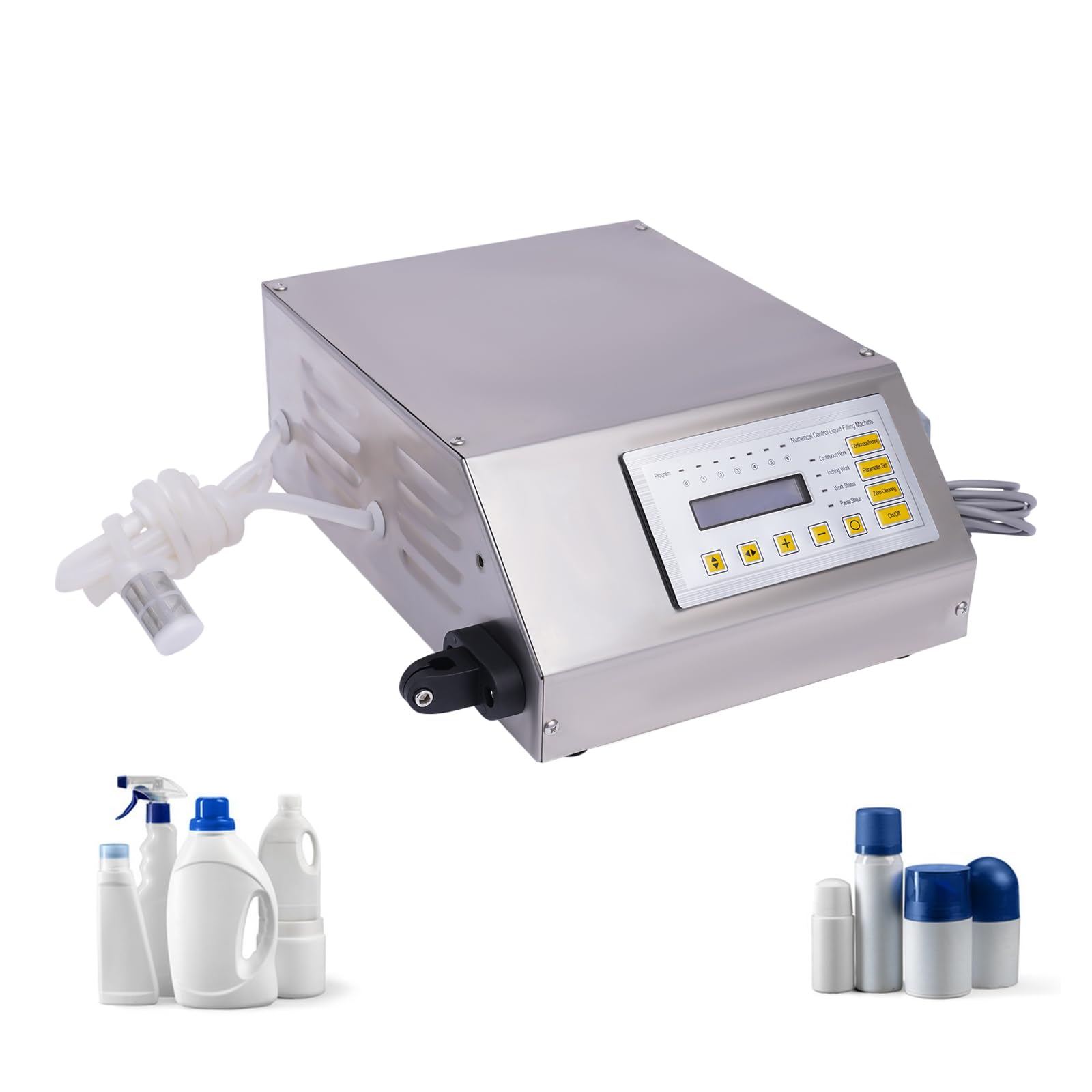 Macchina di riempimento liquido, 2-3500 ML LCD Filling Machine, Automatico Liquido Liquido Conteggio Pompa Riempitrice per acqua vino bevanda latte