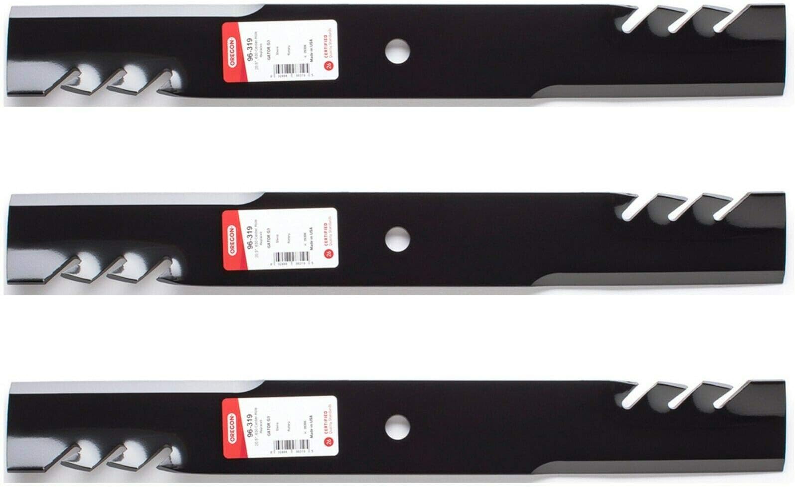 3PK Oregon 96-319 Gator G3 Mulching Blade for 60" Exmark 103-0301 Hustler 602771 Dixie Chopper 30227-60