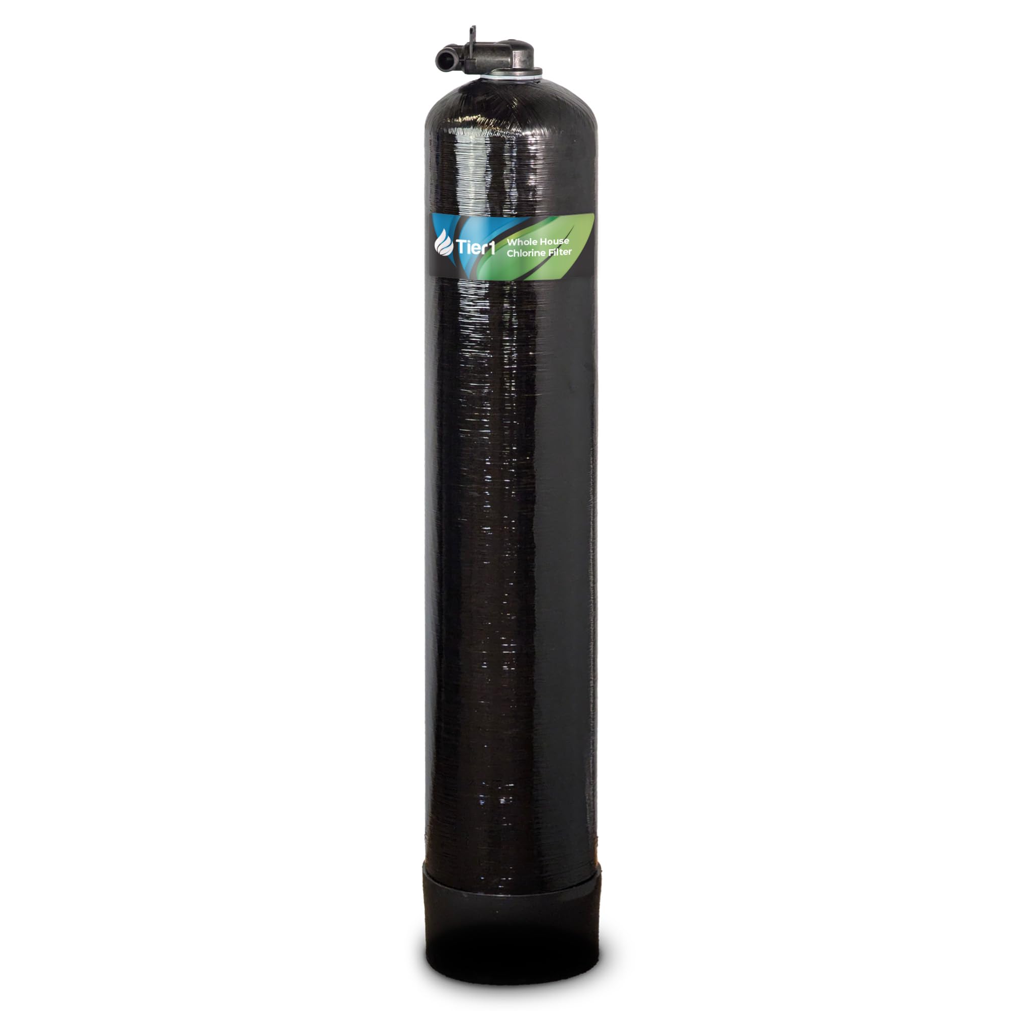 Tier1 Whole House Chlorine Filter | 900,000 Gallon Capacity, 8-9 Year Life | Pre-Filled Carbon Tank with 1.5 Cubic feet of Premium Acid-Washed Granular Activated Carbon | Home Water Filtration System