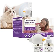 Cat Calming Pheromone Diffuser Kit, 1 Diffuser + 2 * 48mlRefills