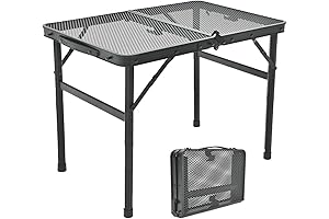 Versatile Small Outdoor Grill Table for Camping and Grilling
