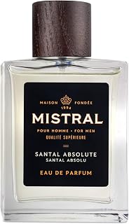 Men’s Cologne – Santal Absolute Eau de Parfum | Warm & Woody Masculine Scent with Cinnamon, Musk, Patchouli & Sandalwood | Cruelty-Free & Long-Lasting Cologne for Men, Made in France - 3.4 Oz