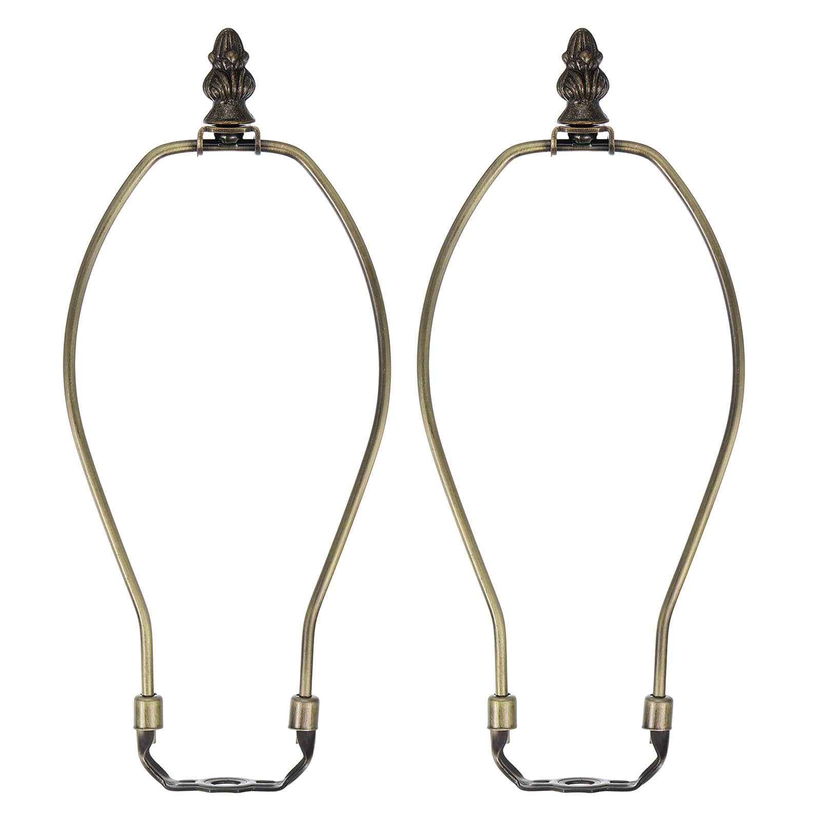 PATIKIL 7 Inch Lamp Harp Kit with 0.7" Tall Solid Zinc Alloy Finial