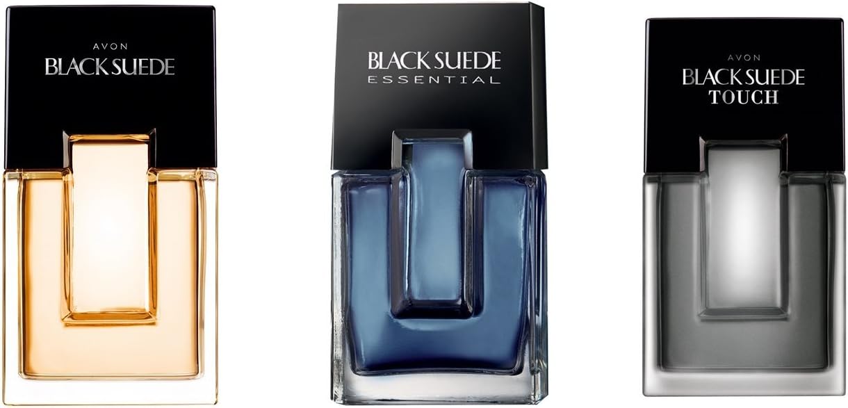 Black Suede Trio, Essential, Touch and Original all 75ml