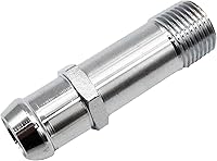 Vista 2 de 1 par de accesorios de manguera de calentador Impala cromados para 64-79 SBC BBC Chevy C-amaro N-ova 283 350 383