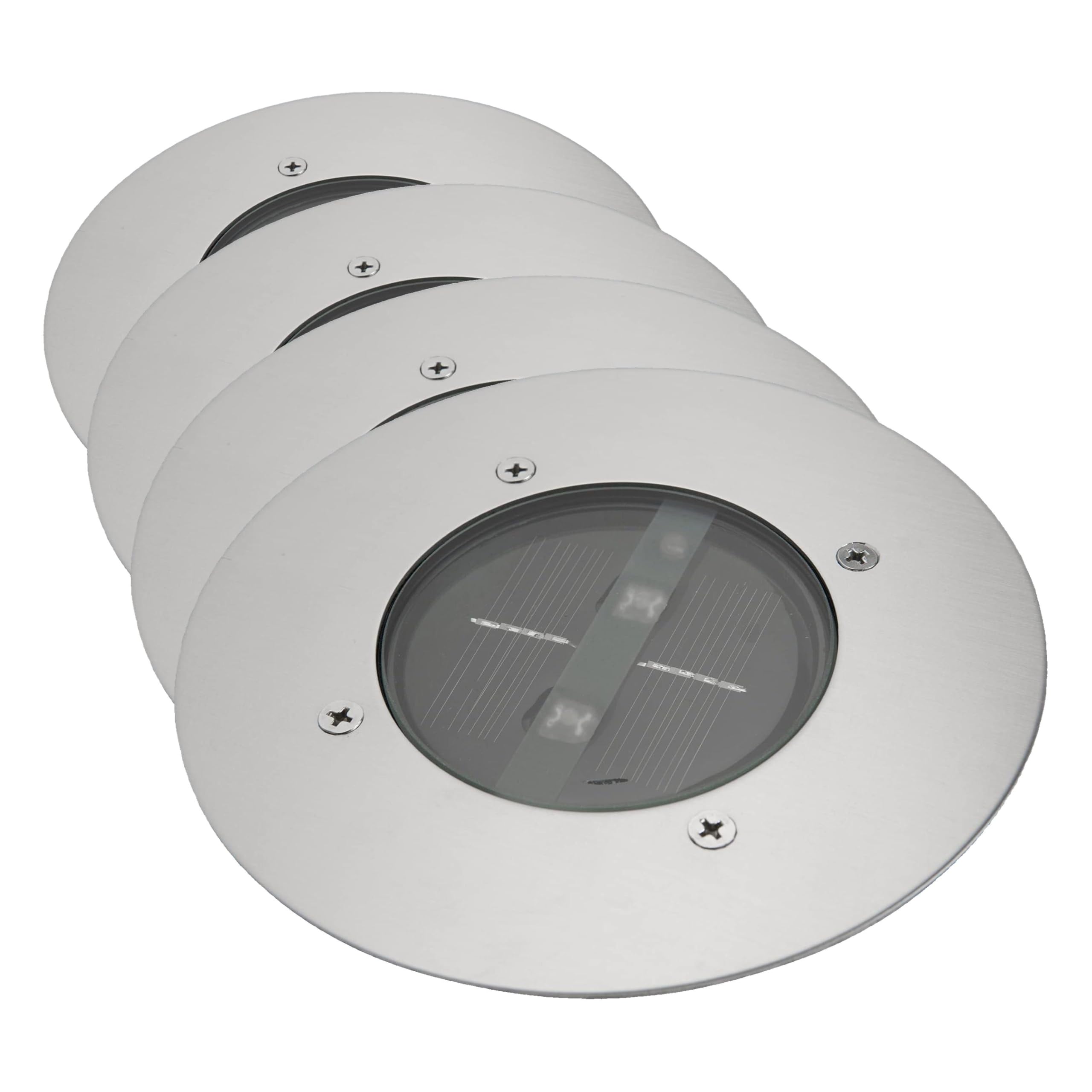 Smartwares Spot de Sol 10.009.61 Carlo – Énergie Solaire – capteur Jour/Nuit (Lot de 4)