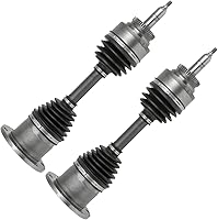 Vista 8 de Detroit Axle - 4WD Front 2pc CV Ejes para Chevy Trailblazer EXT GMC Envoy XL XUV Buick Rainier Isuzu Ascender Saab 9-7x Oldsmobile Bravada, 2 Ejes