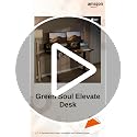Image of Green Soul Elevate Multi-Purpose Electric Height Adjustable Office Desk with Monitor Riser, Ergonomic Spacious Sit Stand Solution | Installation Provided (Carbon Black)