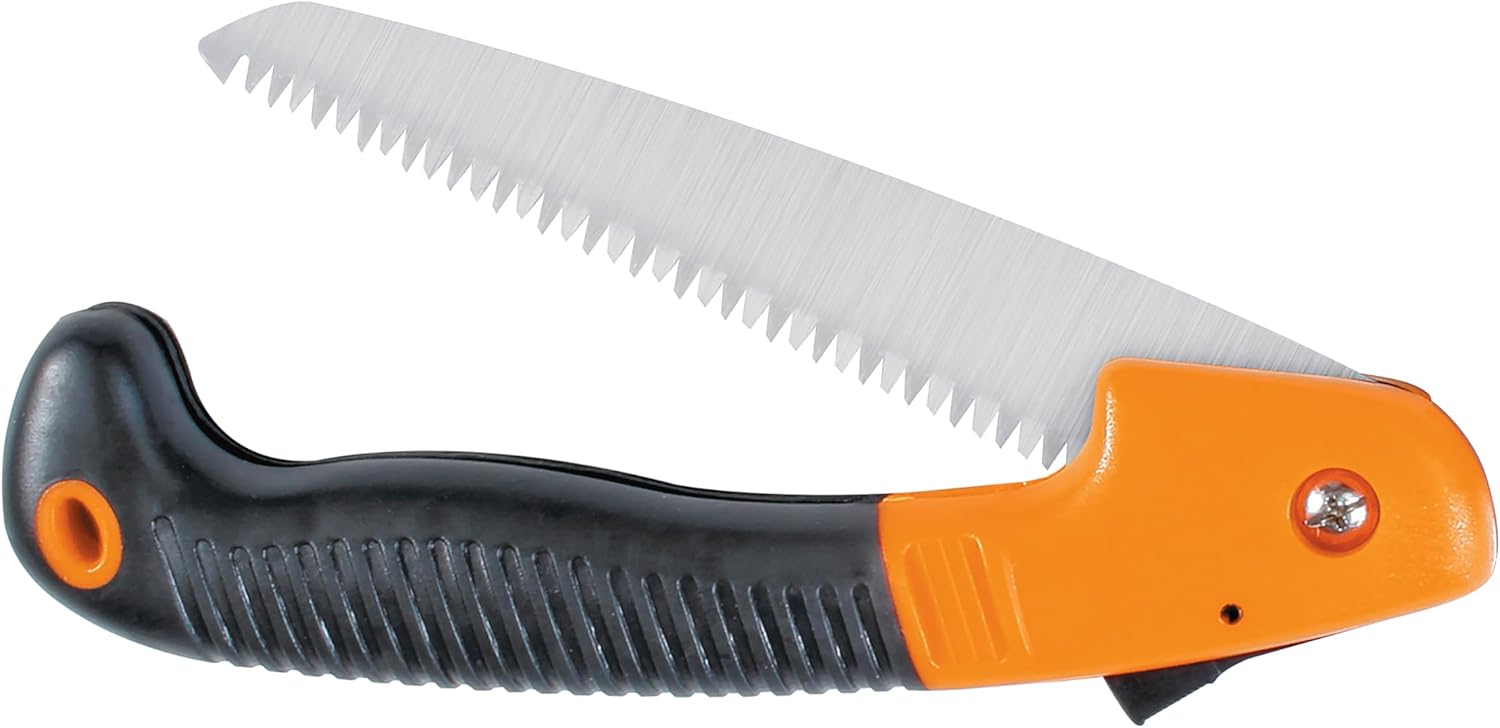 Fiskars Folding Hand Saw, 7" Pruning Saw with Power Tooth Blade with Triple Ground Teeth that Powers Through Wood Faster, Soft Grip Handle - Image 9