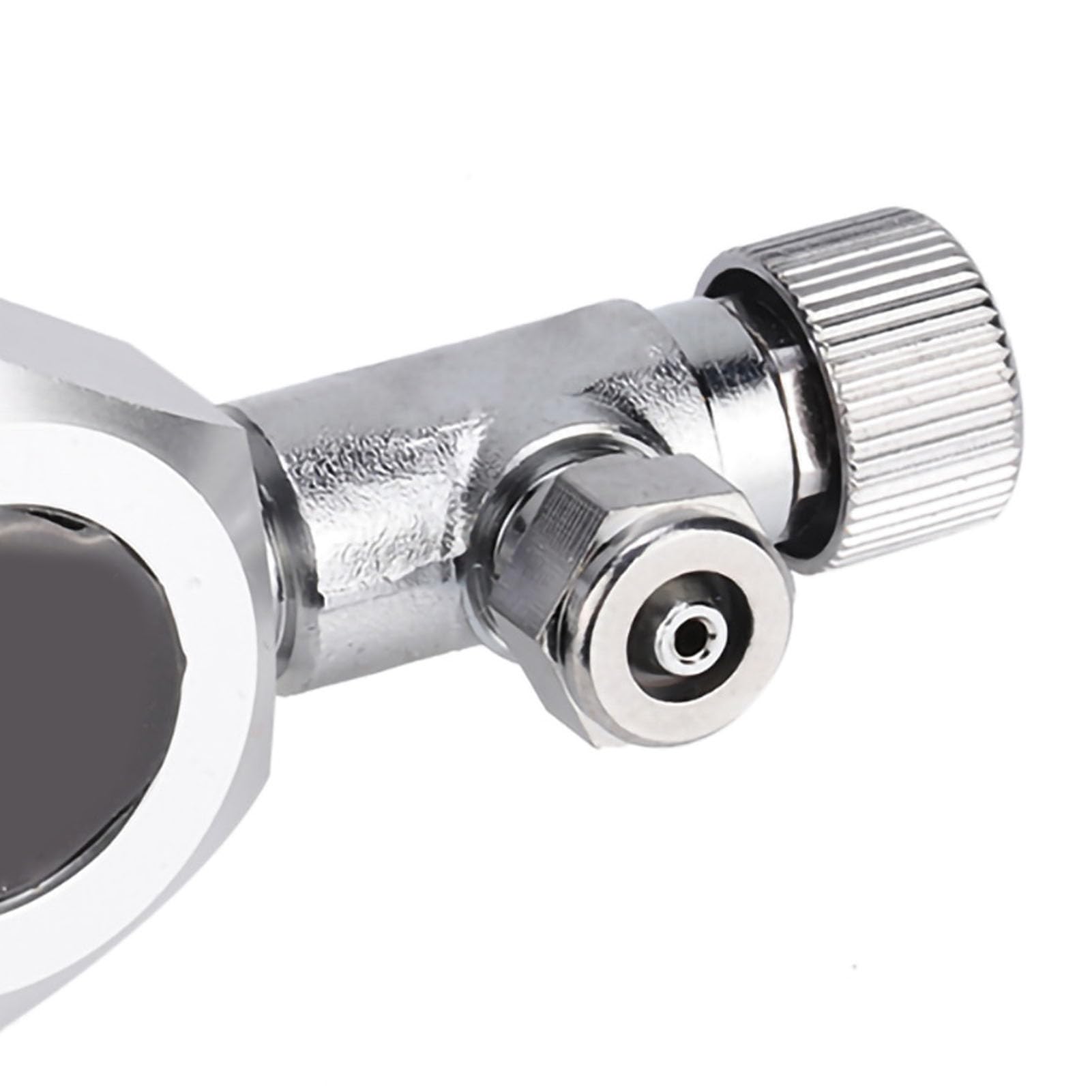 Válvula divisora de CO2 para acuario | Distribuidor y regulador de 2/3/4/5/6 vías | Aleación de aluminio y acero inoxidable | Control preciso de válvulas de aguja/Accesorios para peceras (2 pasos)