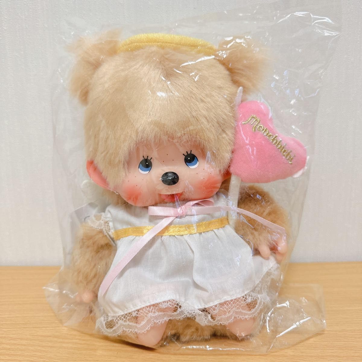 【新品タグ付き✨OS限定】ラブハッピーエンジェルモンチッチM女の子 新品モンチッチラブハッピーエンジェルモンチッチM女の子