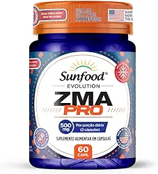 ZMA PRO 500MG 60 CAPSULAS SUNFOOD EVOLUTION