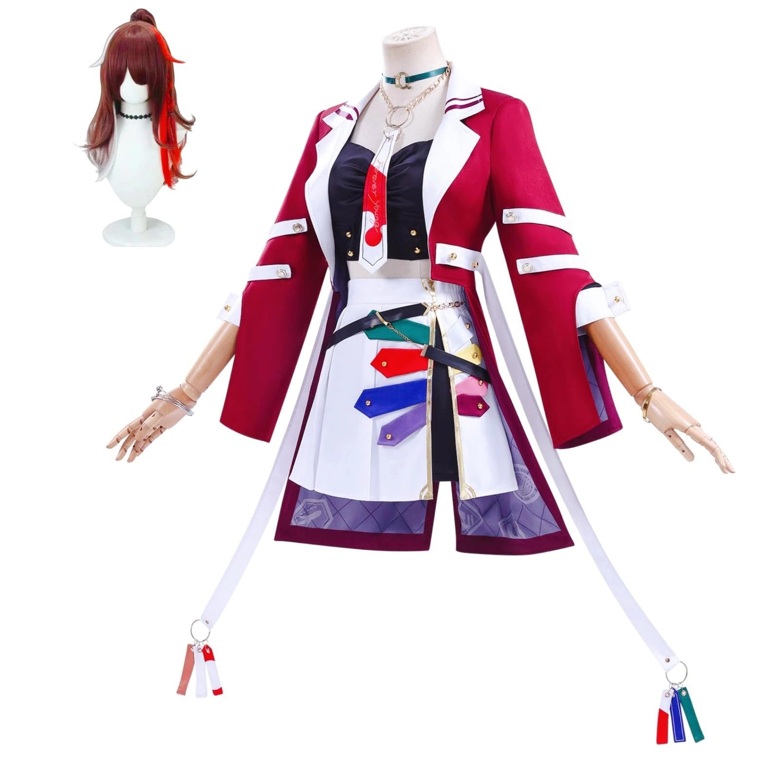 Halloween Kostüm für Erwachsene, Karneval Rollenspiel Cosplay Komplettset –Forever Young Stil