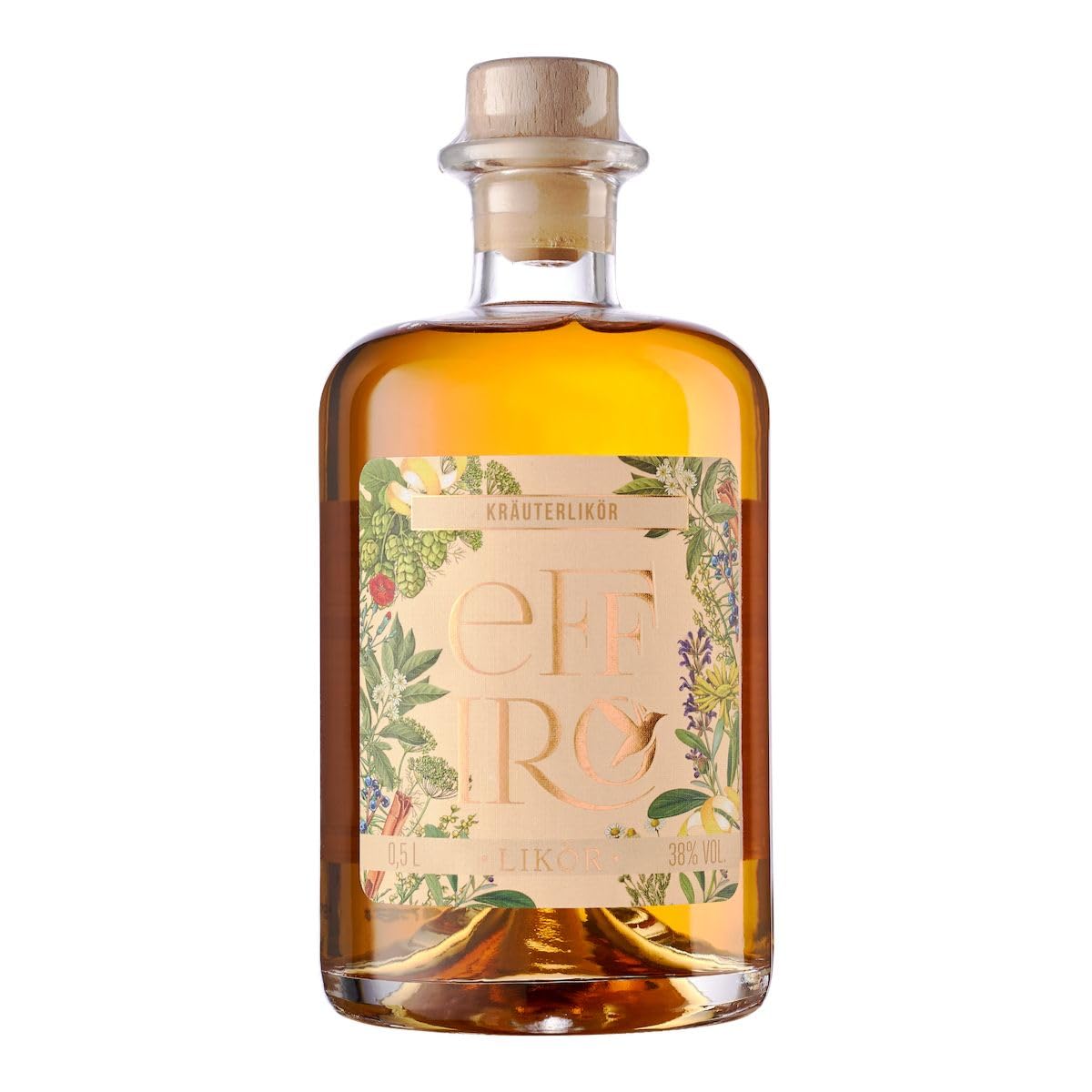 Effiro Kräuterlikör - Edler Digestif aus erlesenen Kräutern - Hochwertig und einzigartig (1 x 0,5 l)