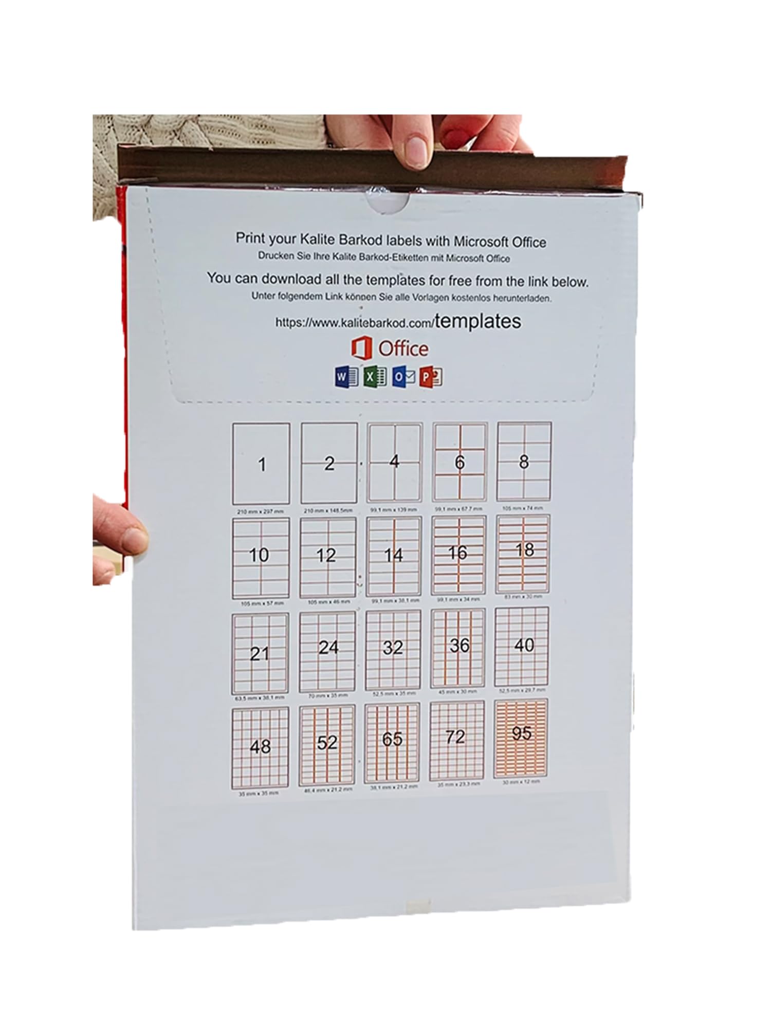 Etiketten DIN A4 Klebeetiketten Selbstklebend Für  Produktbild-Vorschau 11