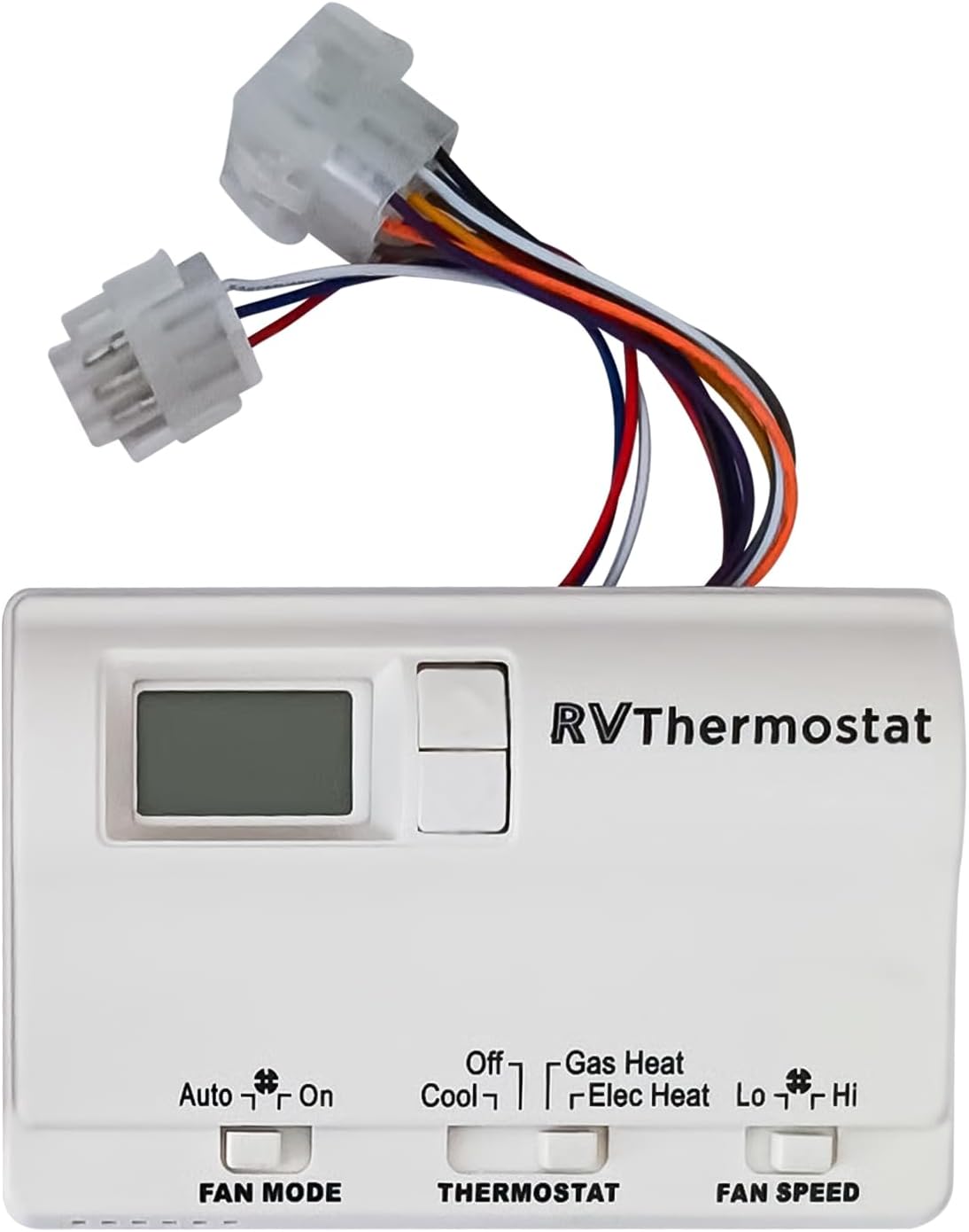JOJOCY 6536A3351 Digital Thermostat Replacement for Coleman-Mach Two-Stage Heat Pump & Gas Furnace Systems, Wall-Mounted, White
