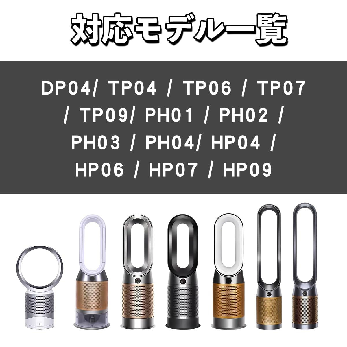 Amazon.co.jp: ダイソン対応 空気清浄機フィルター 日本企業 HP04 HP07