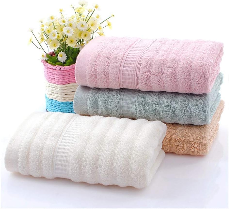 4/10Pcs 100% Cotton Solid Color Face Towel Drying Travel Gym Camping Sports Soft Handchief Thick Towel 3375cm (Color : Light Coffee, Size : 4pcs) (Sky Blue 4pcs)