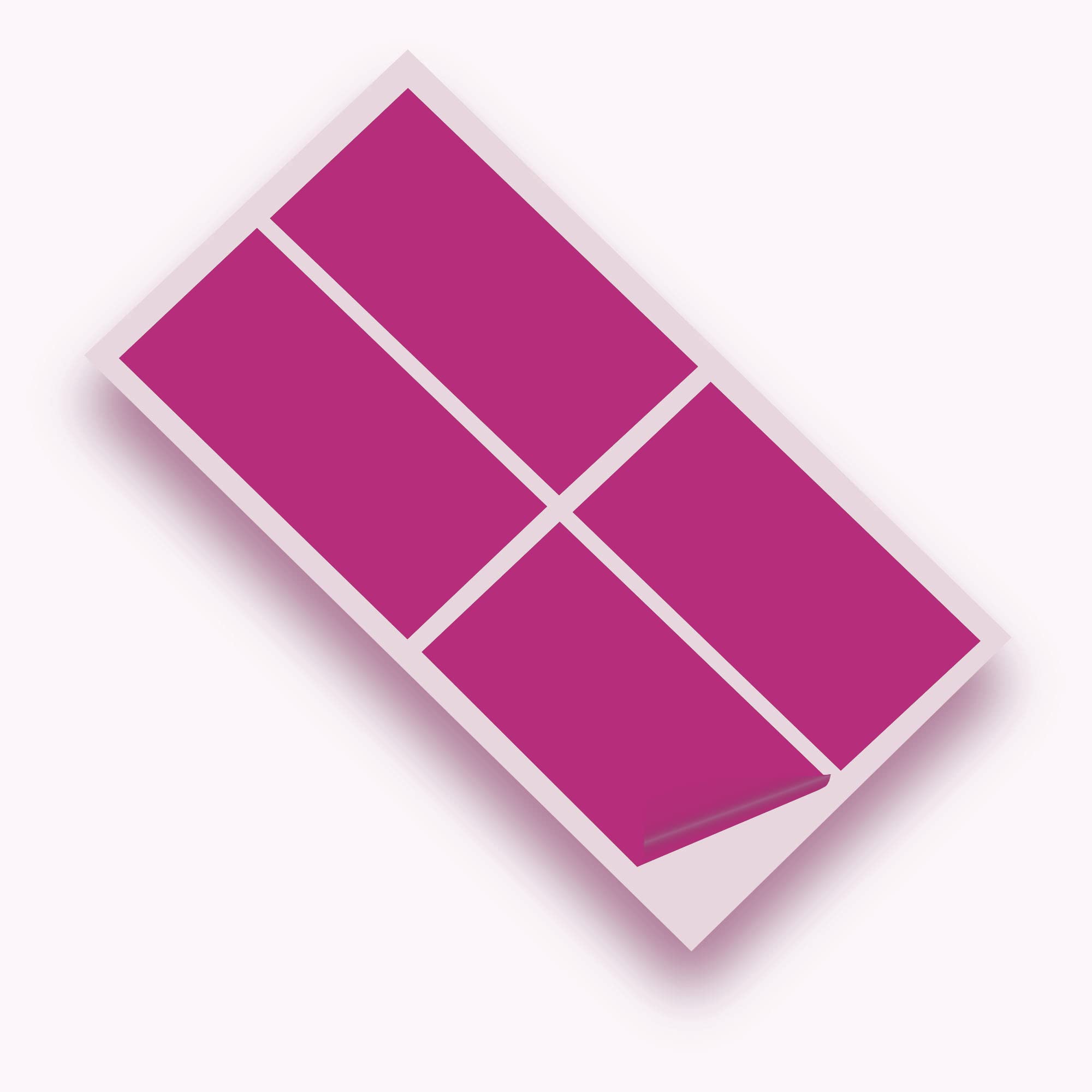 JasonCarlMorgan JCM Graphics Kitchen & Bathroom Vinyl Wall Tile Transfers, 100x200mm 30 Tile Pack Purple Matt Finish