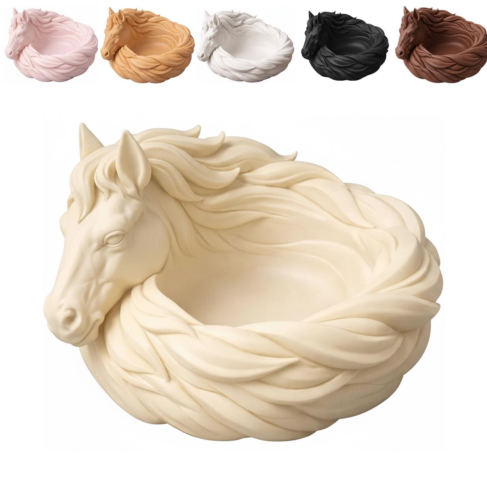 Lsvqzkhf Beige Tray Storage Box, Desktop Bowl