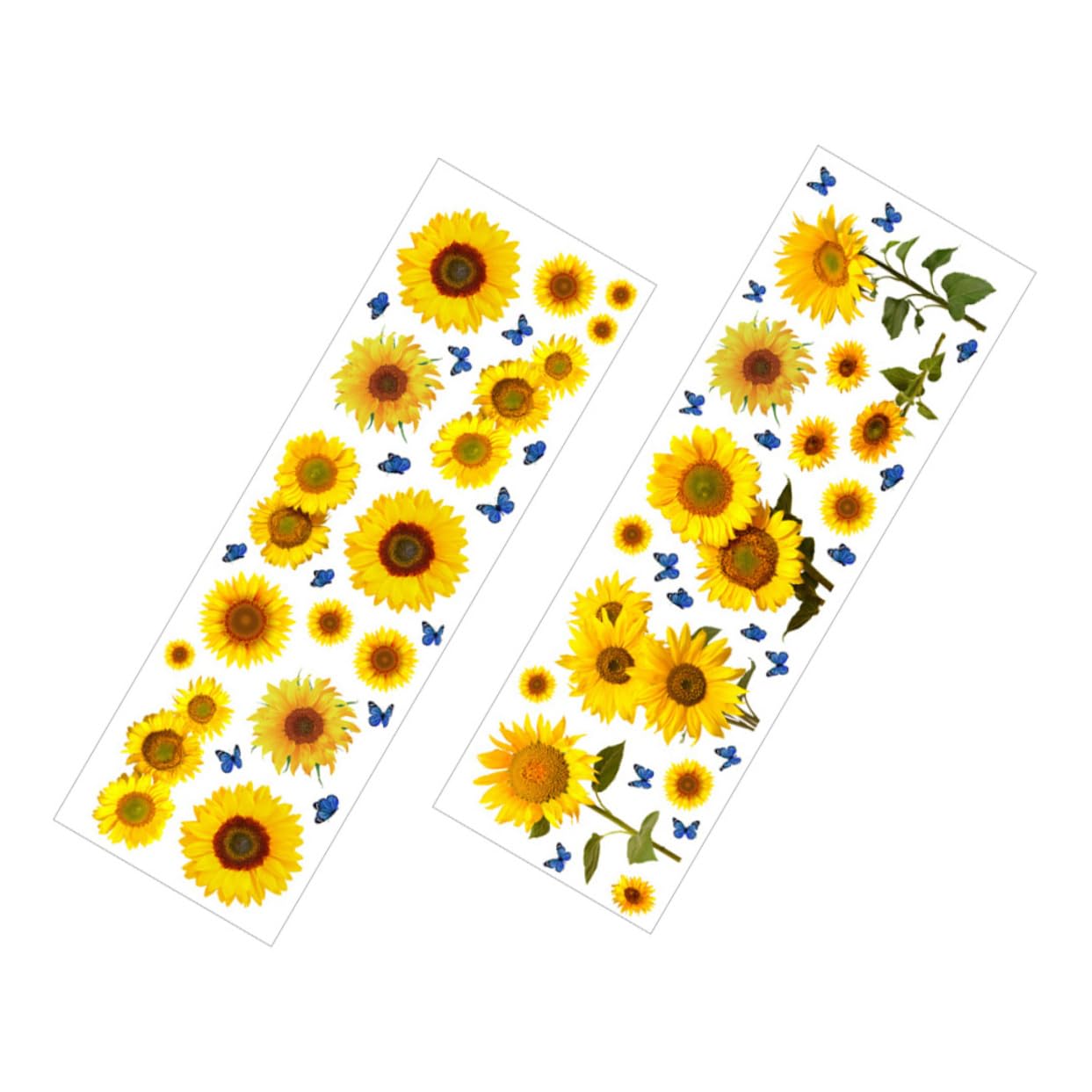Toddmomy 2 Series Pegatinas Decorativas De Girasoles Y Autoadhesivas Para Calcomanías Para Dormitorios 2 Hojas*2