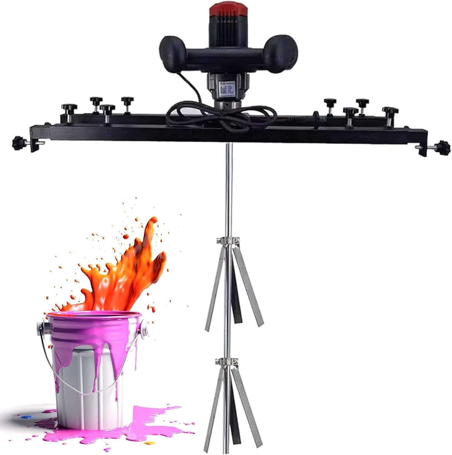 3280W Electric IBC Agitator, Commercial 1 Ton Paint Mixer, Adjustable Speed 0-800 RPM, Telescopic Arm 65-125cm, Heavy Duty Mixing Machine for Paints & Liquids