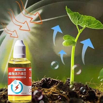Amazon.co.jp 50ml植物成長促進剤サプリメント、植物活力剤 枯れやすく弱りやすい鉢植えや盆栽が元気に育つ 、屋内および屋外栽培