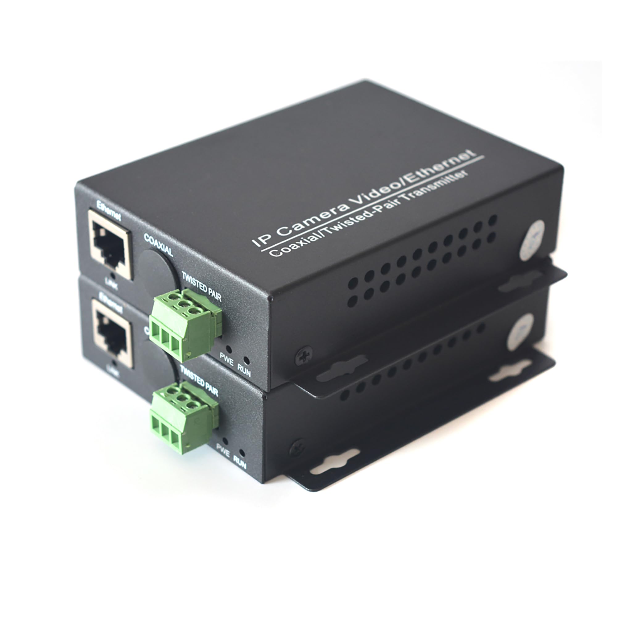Extensores Ethernet IP sobre par trenzado cables telefónicos líneas telefónicas de hasta 1 km para cámara IP de red HD, 1 par
