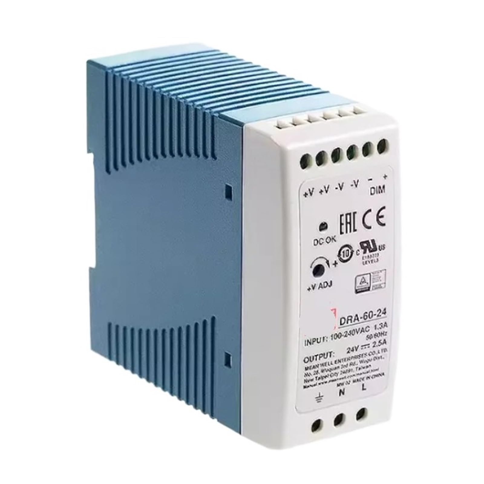 CXDFRSER DRA-60 60W Single Output Switching Power Supply DRA-60-12 DRA-60-24(DRA-60-12)