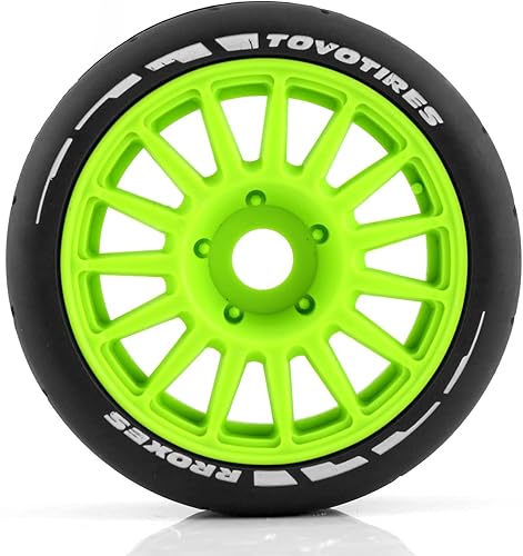 Miniatura 12 de Lifehead 1/8 Escala 4.055 in Diámetro Exterior RC Flat Track Car Rally Coche Neumáticos y llantas para HPI WR8 HSP Hobao ARRMA Redcat Losi Kyosho