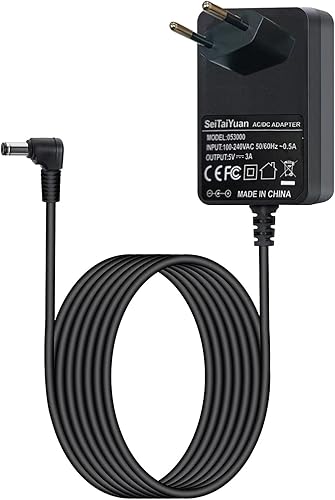 El adaptador de corriente 5V3A es compatible con teléfonos Polycom VVX 150, 250, 350 y 450. El cable de alimentación para el Polycom VVX 250 es de