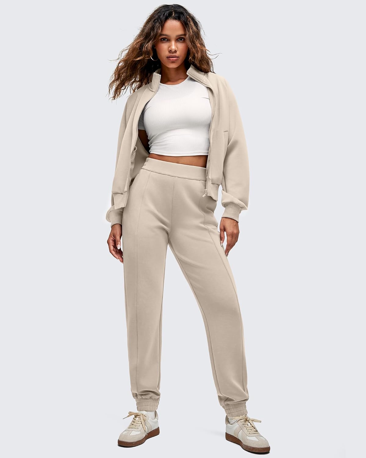 G4Free Smoofit Modal Soft Women's Joggers Track Pants Tapered Leg Casual Scrub Sweatpants with Side Pockets - Image 6