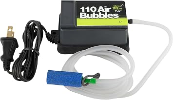Marine Metal A-1 Air Bubbles Pump with Tubing & Air Stone for Live Bait 110 Volts