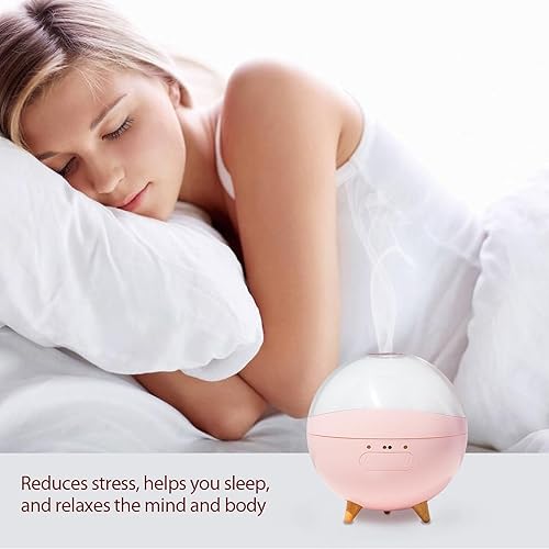Miniatura 9 de eefaYIYIFA Mini difusores para aceites esenciales para habitación, difusor de aromaterapia de 3.5 fl oz, con sensor inteligente de luz nocturna, 2