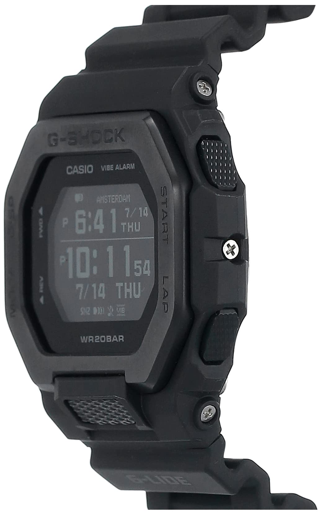 Relógio CASIO G-SHOCK masculino digital preto GBX-100NS-1DR