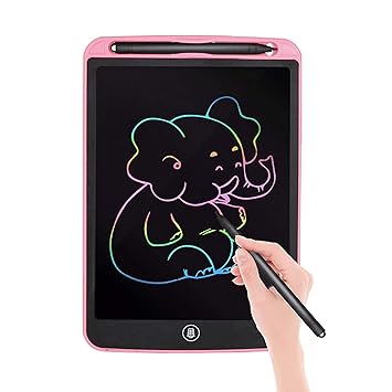Tanishka World LCD Writing Pad Tablet 8.5 inches Electronic Writing Scribble Drawing Board Writing Pad with Digital Slate Portable E Writer Educational Board for Kids(Multicolor)