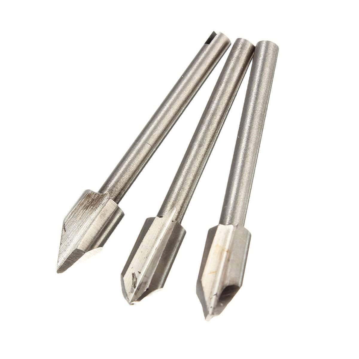 10er-Set Drehfräser Aus Wolframstahl – 3 Mm Schaft, Für Dremel & Bohrmaschinen