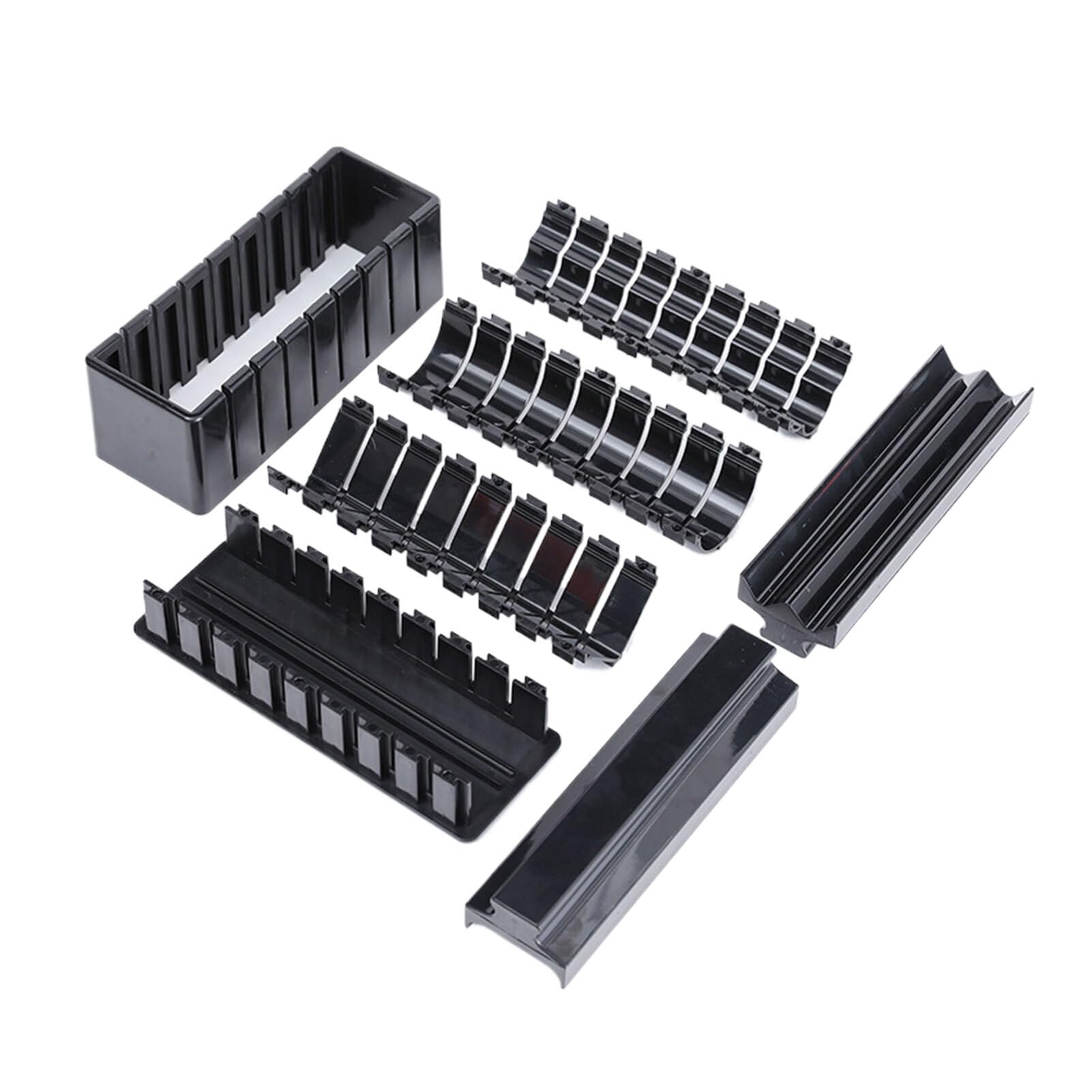 GuangcailunInnovative Handmade Sushi Craft Set Neatly Cut Space 6 Forme Diverse Da Abbinare Plastic Artigianato Sushi Fatto Mano